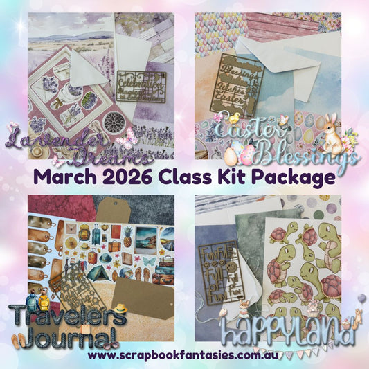 Class Kits Package for Live Classes March 2026 with Alicia Redshaw (Weeks 10, 11, 12 & 13)