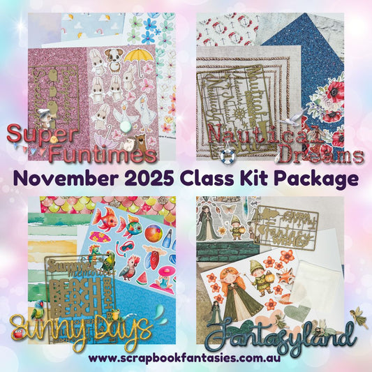 Class Kits Package for Live Classes November 2025 with Alicia Redshaw (Weeks 45, 46, 47 & 48)