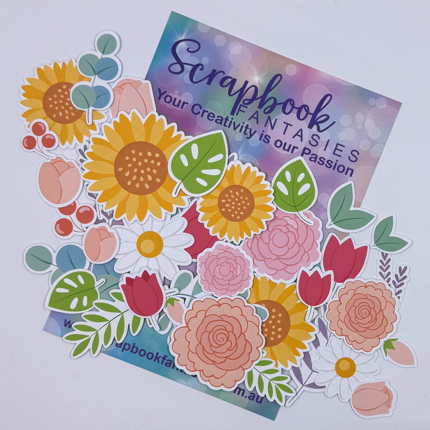 Colour-Cuts - Cute Flowers (over 35 pieces) 20832