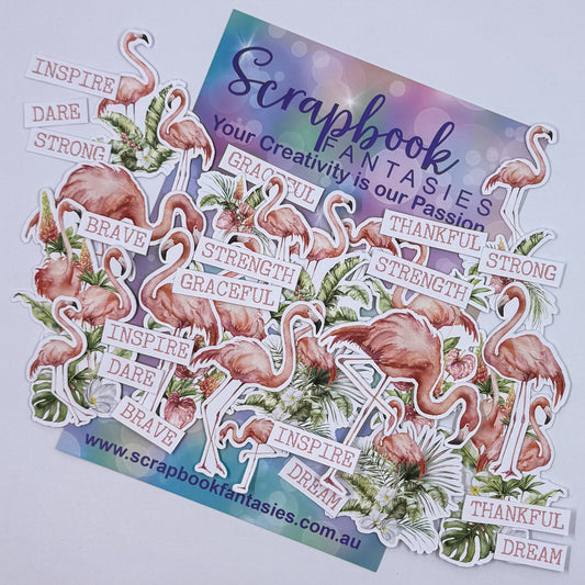 Colour-Cuts - Flamingos (38 pieces) 12591