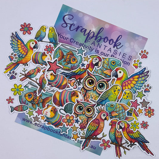 Colour-Cuts - Rainbow Pets 1 (over 40 pieces) 20835