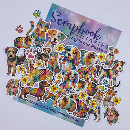 Colour-Cuts - Rainbow Pets 3 (over 35 pieces) 20837