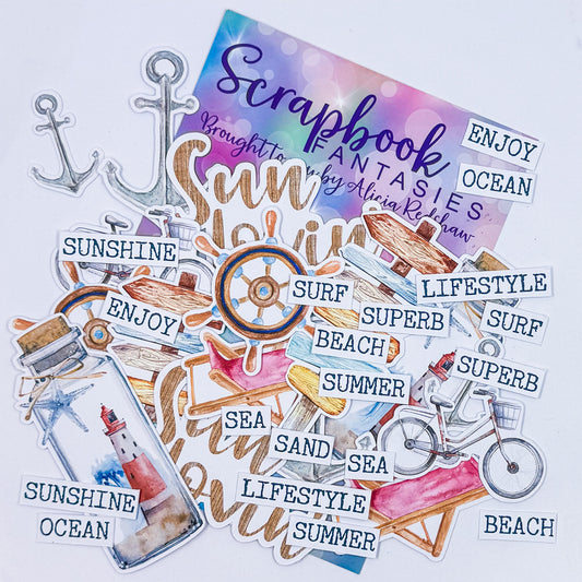 Colour-Cuts - Sunlovin (36 pieces) Designed by Alicia Redshaw