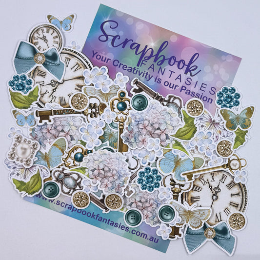 Colour-Cuts - Vintage Teal (68 pieces) 10581