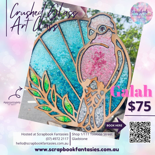 Crushed Glass Art Class - Project choices available - Various Dates & Times