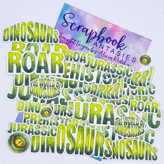 DinoWorld Colour-Cuts- Dino-Words (26 pieces) 11353