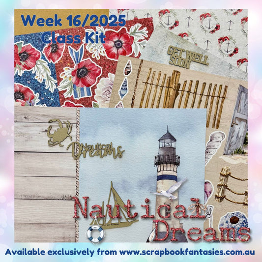 Class Kit for Live Classes Week 16/2025 with Alicia Redshaw (Monday 14 April) - Nautical Dreams Collection