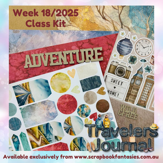 Class Kit for Live Classes Week 18/2025 with Alicia Redshaw (Monday 28 April) - Travelers Journal Collection