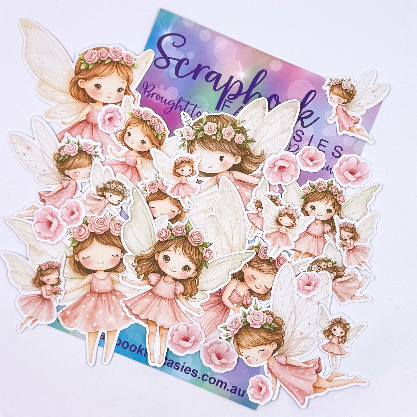 Fairy Forest Colour-Cuts - Pink Fairies (29 pieces) 20679