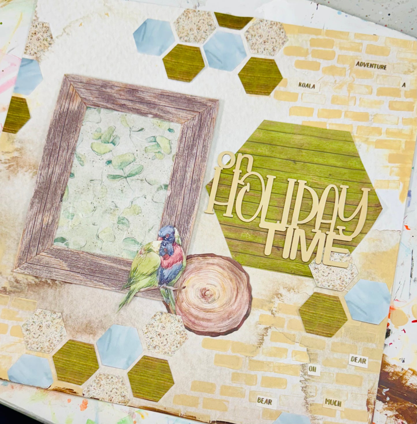 Aussie Super Weekend Class 6 Kit - Aussie Scrapbook Layout Class with Alicia and Naomi-Jon Redshaw - Saturday 30 November 2024