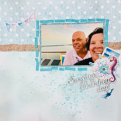 Sunshine on a Sunshiney Day Friday Night Scrap-Along Class Kit - 15 August 2025