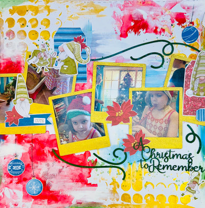 Mixed Media Christmas Class Kit - Christmas Super Weekend Class 1 - Friday 27 September 2024