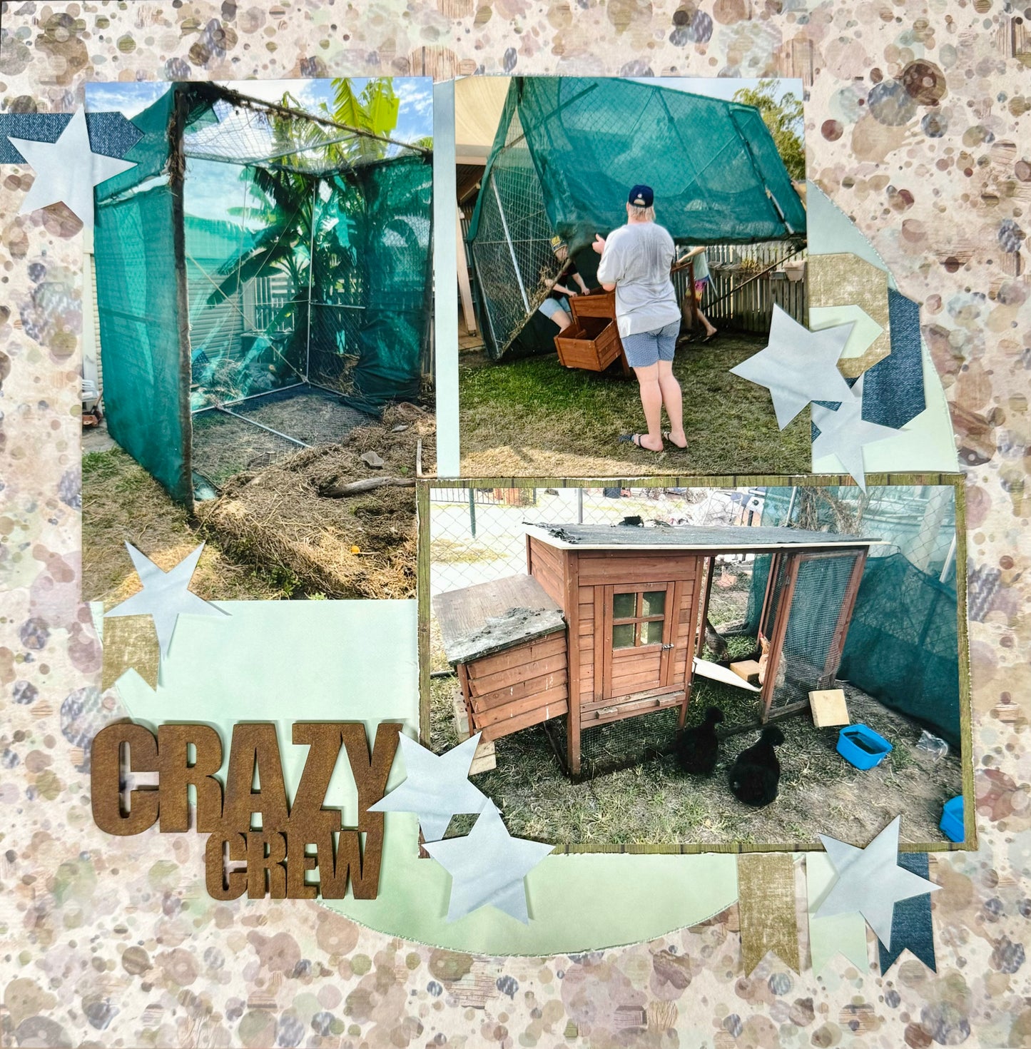 Aussie Super Weekend Class 11 Kit - Crazy Crew Scrapbook Layout with Alicia Redshaw - Monday 2 December 2024