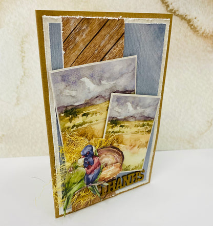 Aussie Super Weekend Class 2 Kit - Aussie Thanks Cardmaking Class with Alicia Redshaw - Friday 29 November 2024