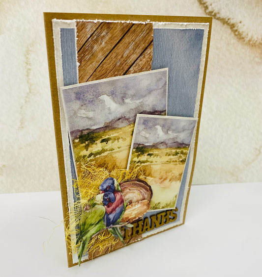 Aussie Super Weekend Class 2 Kit - Aussie Thanks Cardmaking Class with Alicia Redshaw - Friday 29 November 2024