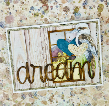 Aussie Super Weekend Class 10 Kit - Kookaburra Dream Easel Cardmaking Class with Alicia Redshaw - Monday 2 December 2024