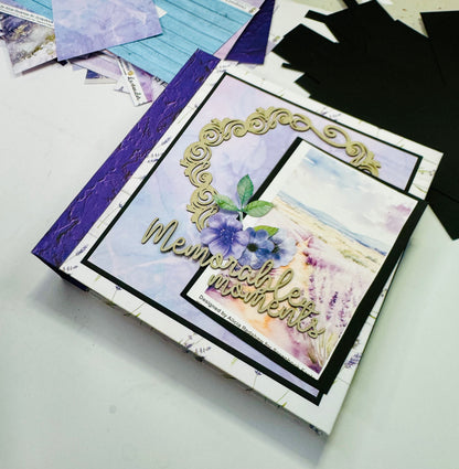 Luscious Lavender 8" x 8" Mini Book Friday Night Scrap-Along Kit - 16-18 August 2024