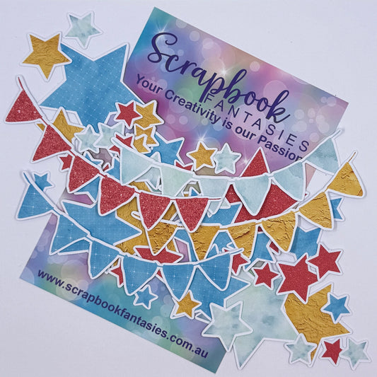 Generations Colour-Cuts - Stars & Banners (over 50 pieces) 20960