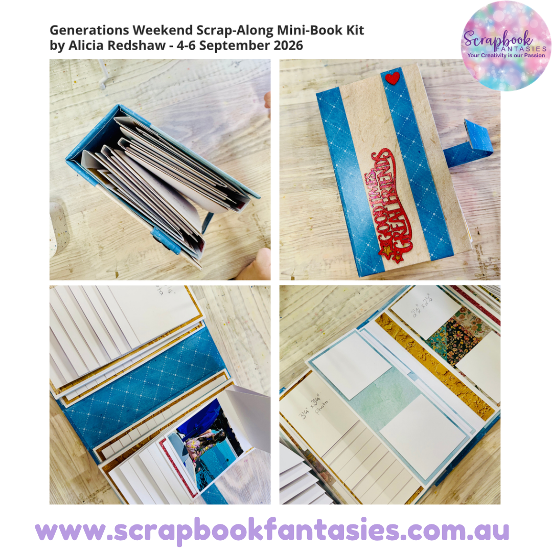 Generations Weekend Scrap-Along Mini-Book Kit by Alicia Redshaw - 4-6 September 2026