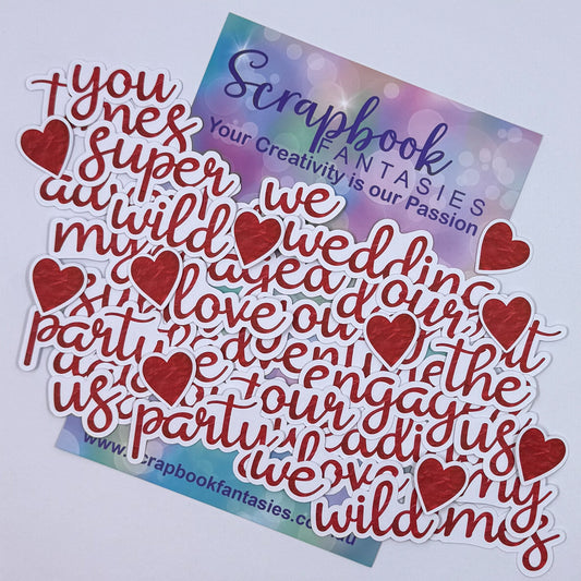 Gnome 4 You - Colour-Cuts Words 3 - Red (38 pieces) 20740