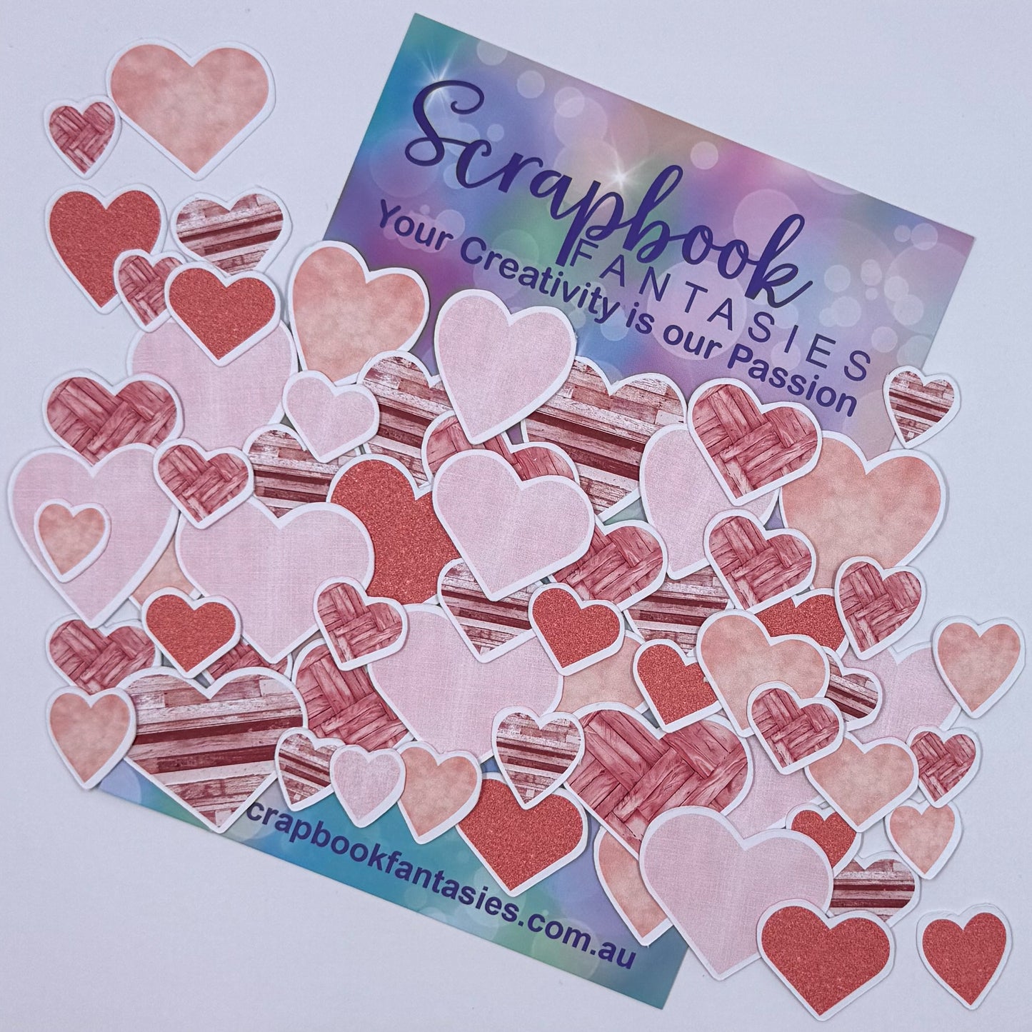 Gnome 4 You Colour-Cuts - Lots of Hearts (over 60 pieces) 20751