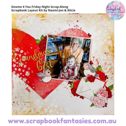 Gnome 4 You Friday Night Scrap-Along Scrapbook Layout Kit by Naomi-Jon & Alicia - 30 January 2026