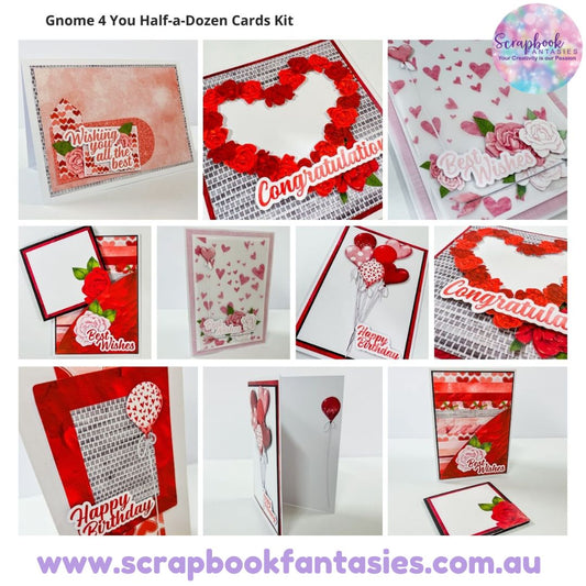 Gnome 4 You Half-a-Dozen Cards Kit by Alicia Redshaw