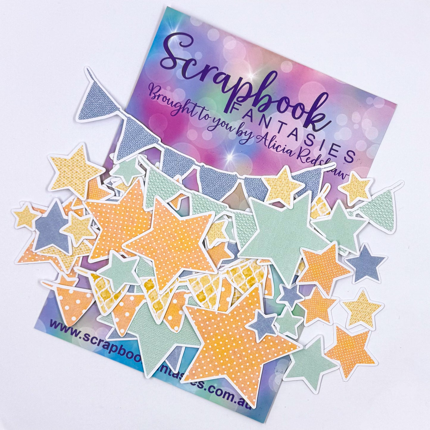 Happyland Colour-Cuts - Stars & Banners (over 50 pieces) 20668