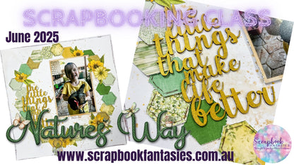 Hexagon Alotomy Friday Night Scrap-Along Class Kit by Naomi-Jon and Alicia Redshaw - 20 June 2025