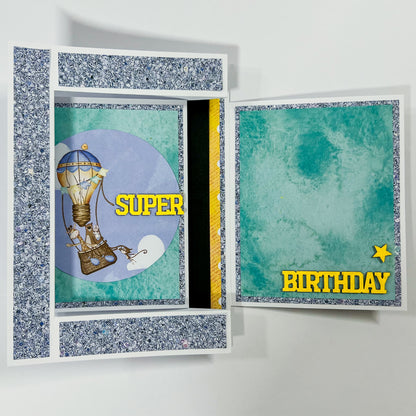 ScrapBox Week Cardmaking Class Kit - Fun Fancy Fold Birthday Card - Week 5/2024 (Tuesday 30 January @9.30am)