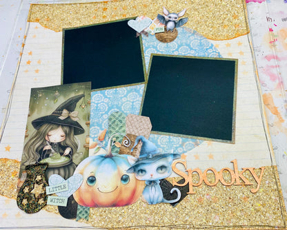 Spooky Little Witch  Cute-a-ween Saturday Night Scrap-Along Kit - 14 Sep 2024