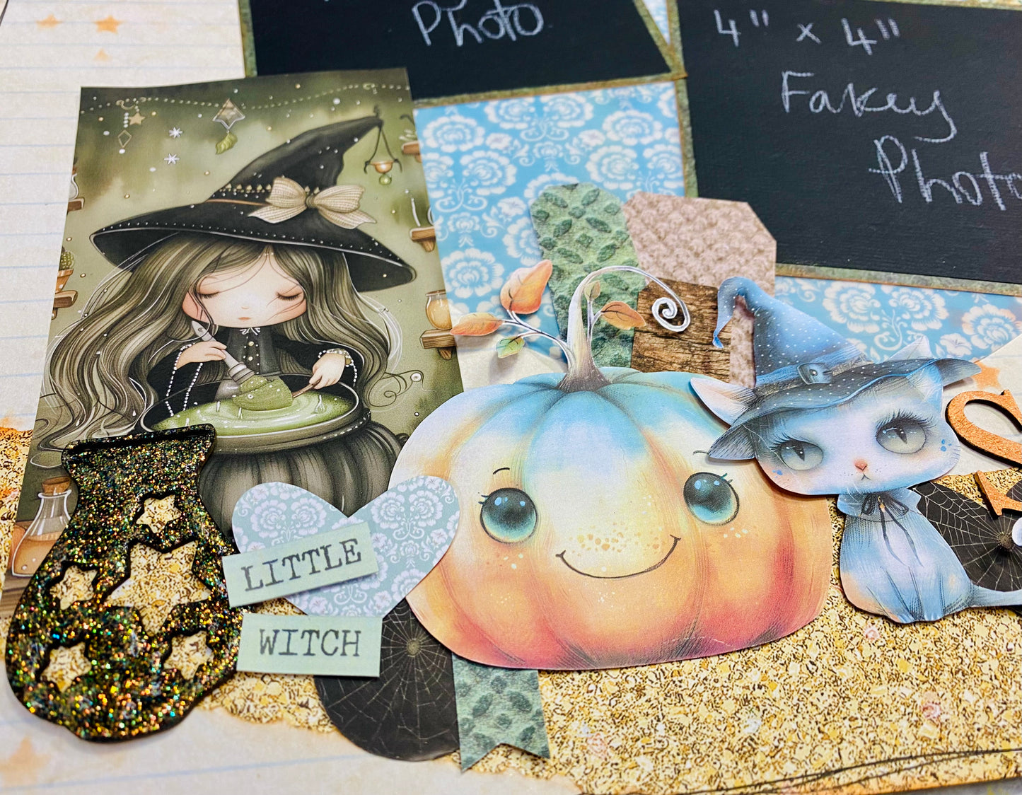 Spooky Little Witch  Cute-a-ween Saturday Night Scrap-Along Kit - 14 Sep 2024