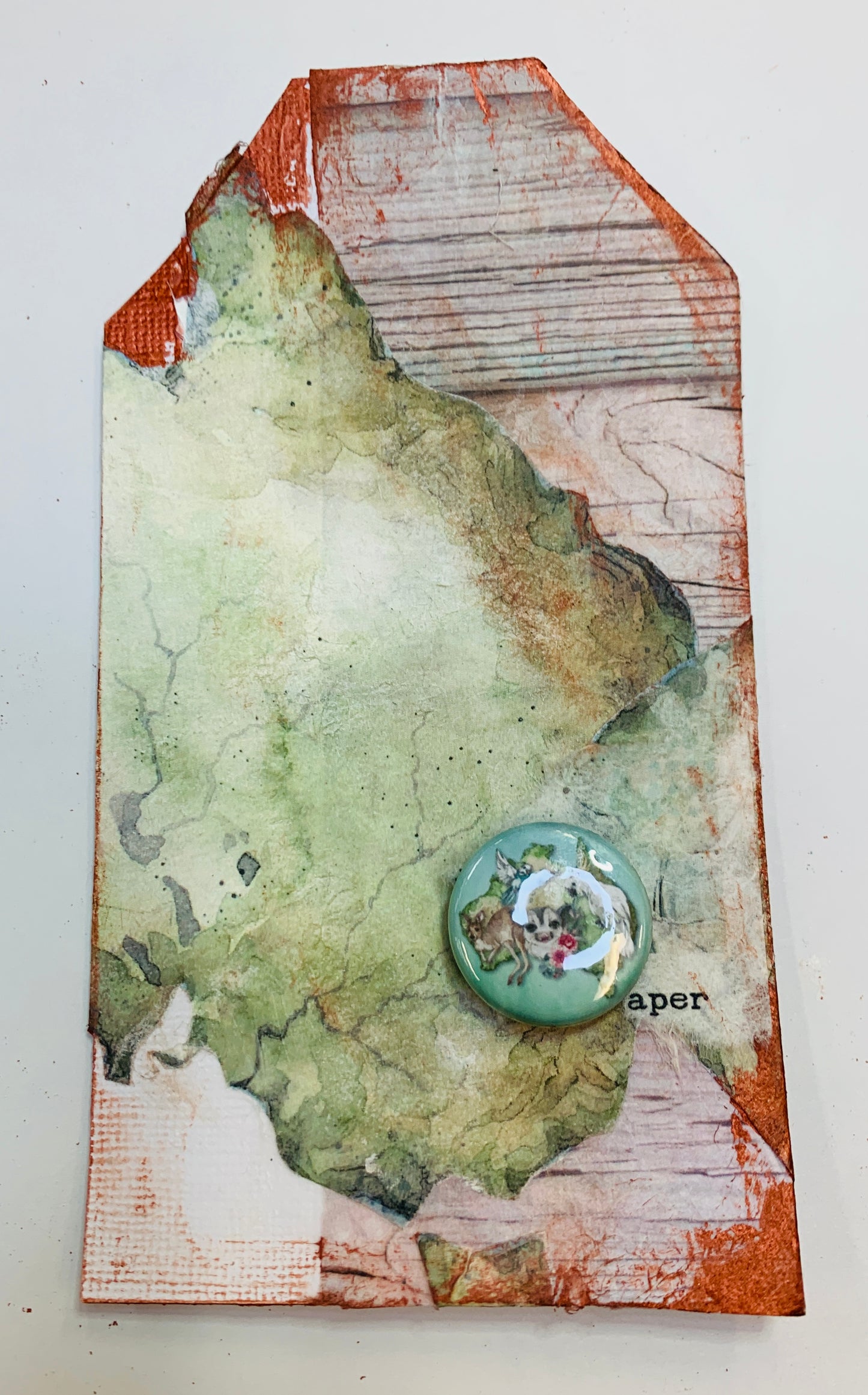 Aussie Grunge Rice Paper Tag Bases Class Kit by Naomi-Jon Redshaw - GICS #15 - Thursday 24 November 2022