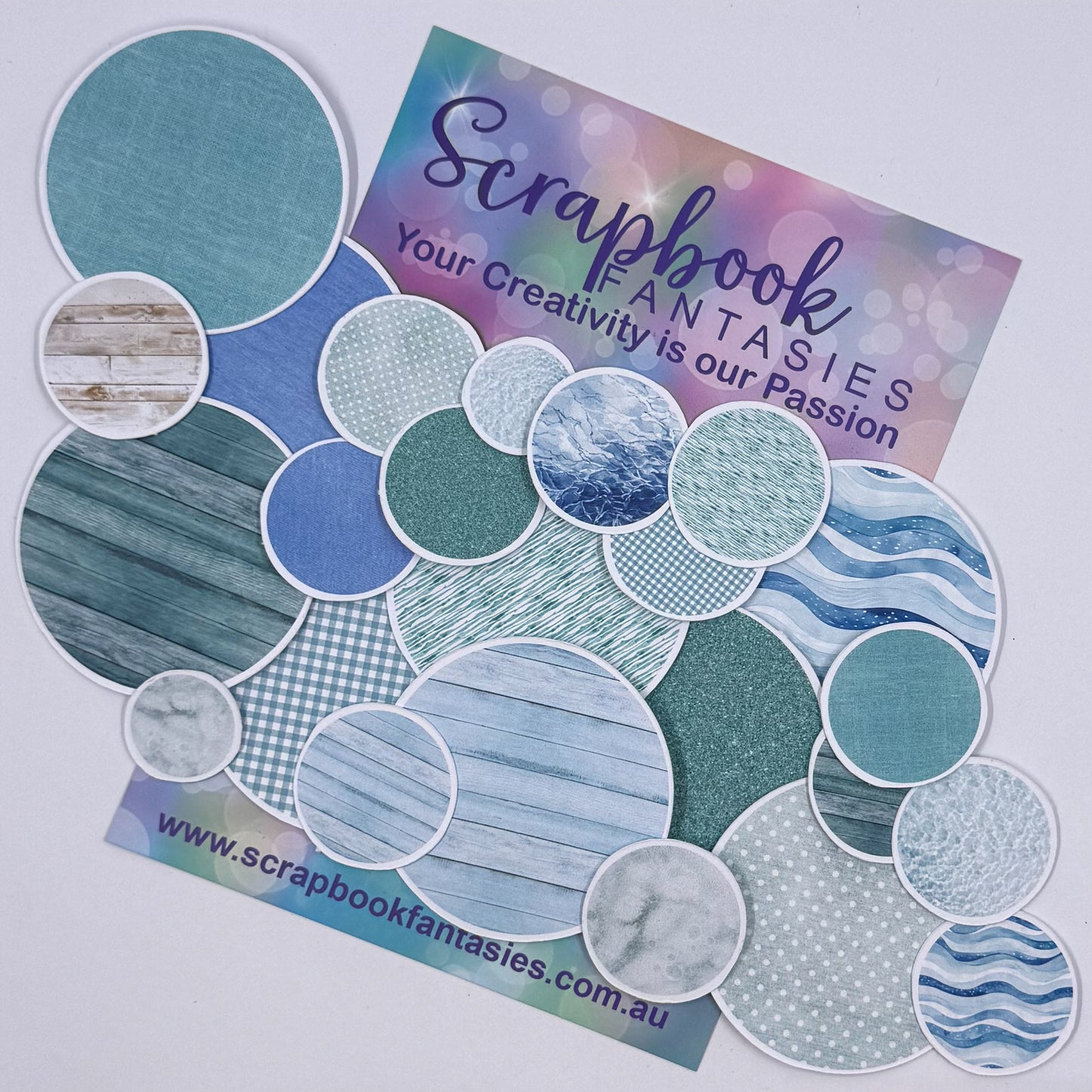 Island Sands Colour-Cuts - Pattern Circles (24 pieces) 20808