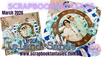 Island Sands Sunday Night Scrap-Along Scrapbook Layout Kit by Naomi-Jon Redshaw - 29 March 2026