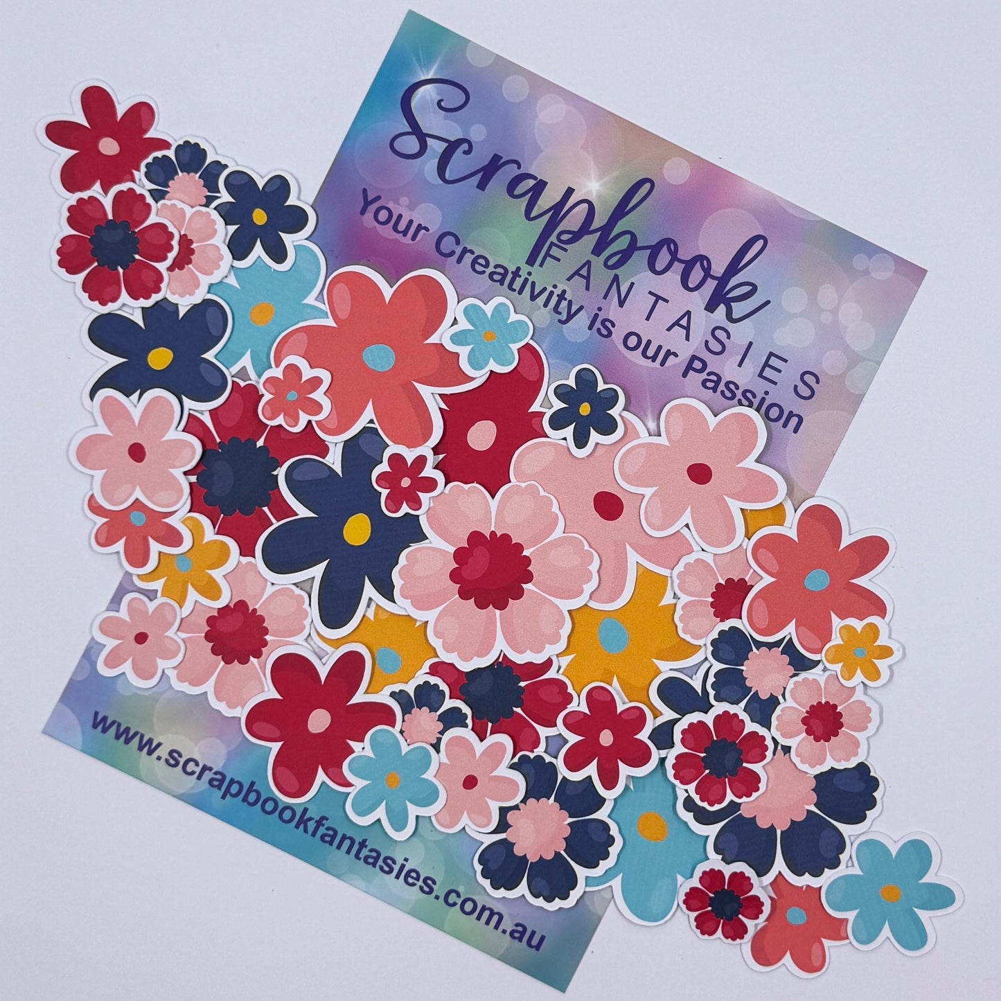 Kimono Cuties Colour-Cuts - Flowers 1 (over 40 pieces) 20898