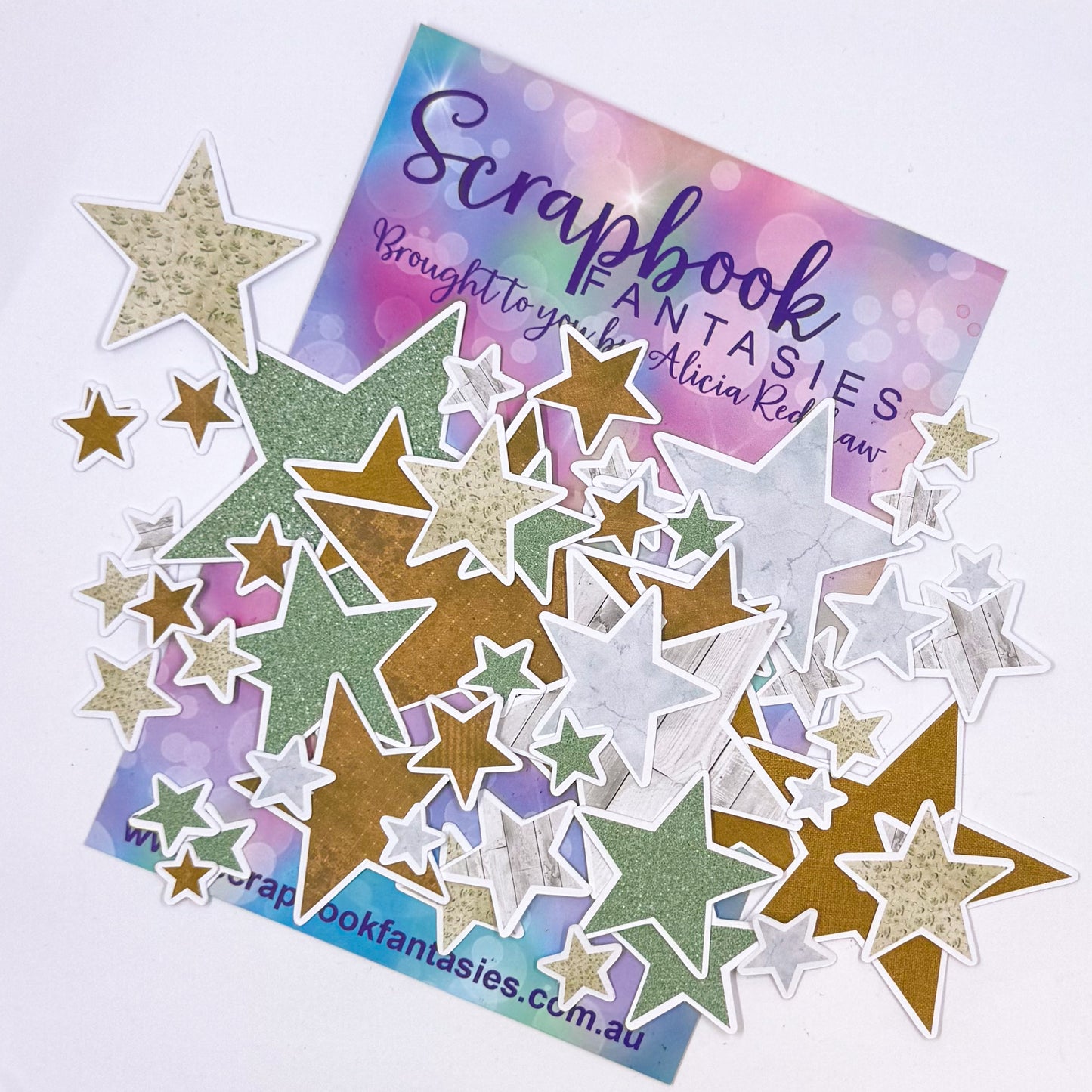 Lots of Stars Colour-Cuts - Aussie Christmas (over 50 pieces) 20708