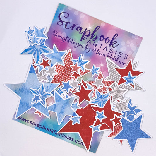 Lots of Stars Colour-Cuts - Christmasland (over 50 pieces) 20707