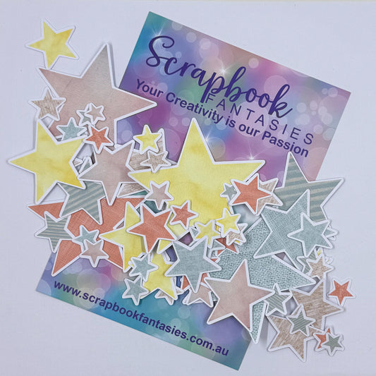 Lots of Stars Colour-Cuts - Vintage Easter (over 50 pieces) 20803