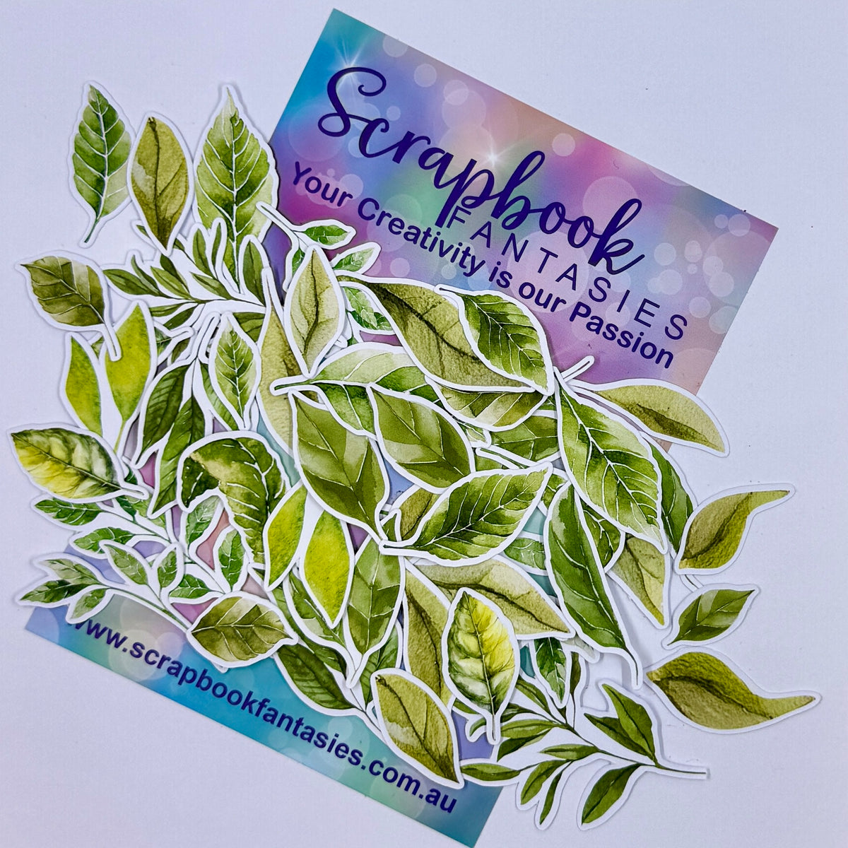 Mediterranean Vibes Colour-Cuts - Leaves (over 40 pieces) 20988