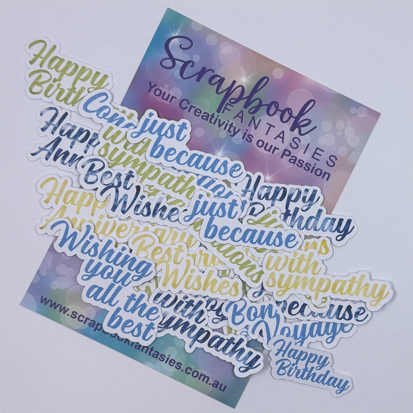 Mediterranean Vibes Colour-Cuts - Mixed Sentiments (23 pieces) 20869