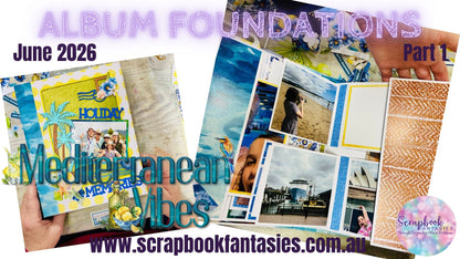 Mediterranean Vibes Album-Along Mini Album Kit by Alicia Redshaw - 12-14 June 2026