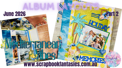 Mediterranean Vibes Album-Along Mini Album Kit by Alicia Redshaw - 12-14 June 2026