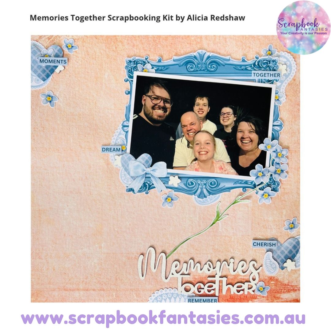 Memories Together Scrapbook Layout Kit by Alicia Redshaw (picture only kit)