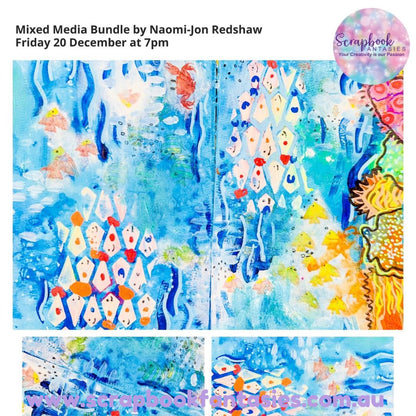 Mixed Media Bundle by Naomi-Jon Redshaw - Friday 20 December at 7pm - mmb201225
