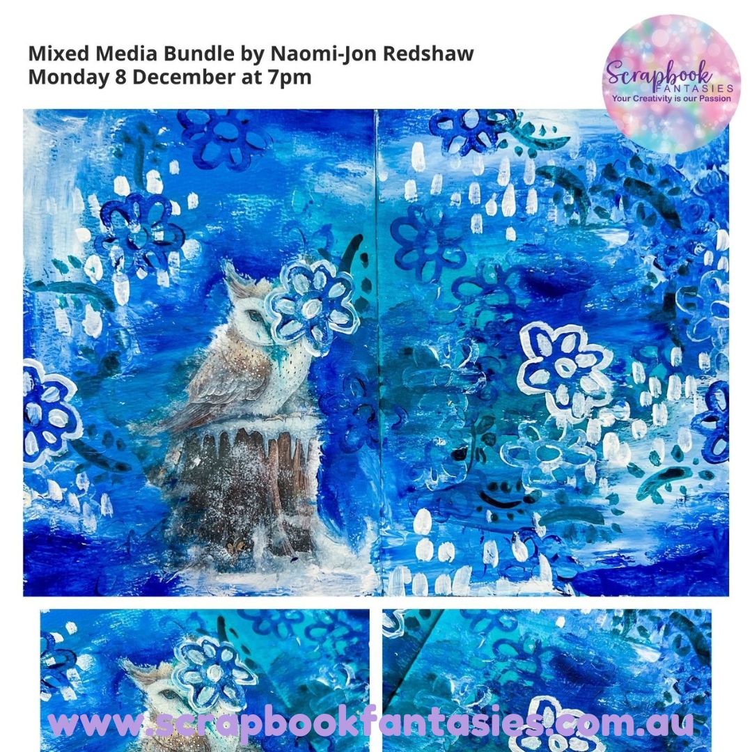 Mixed Media Bundle by Naomi-Jon Redshaw - Monday 8 December at 7pm - mmb81225