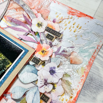 Interactive Mixed Media Mandala Scrapbook Layout Kit by Naomi-Jon Redshaw