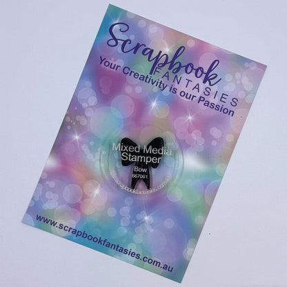 Mixed Media Stamper - Foam Stamp - Bow 667061