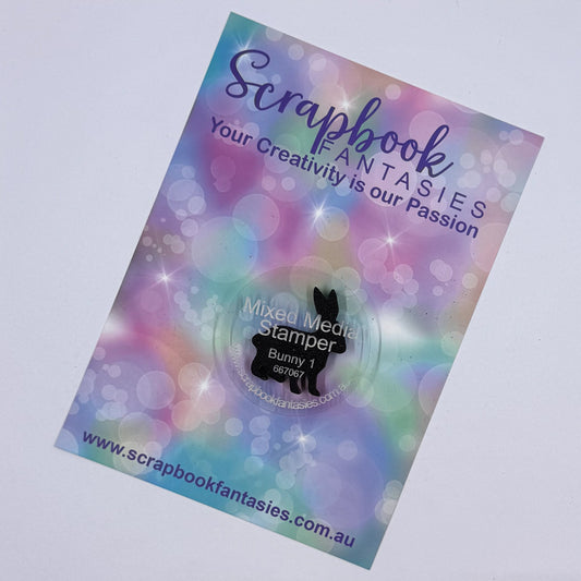 Mixed Media Stamper - Foam Stamp - Bunny 1 667067