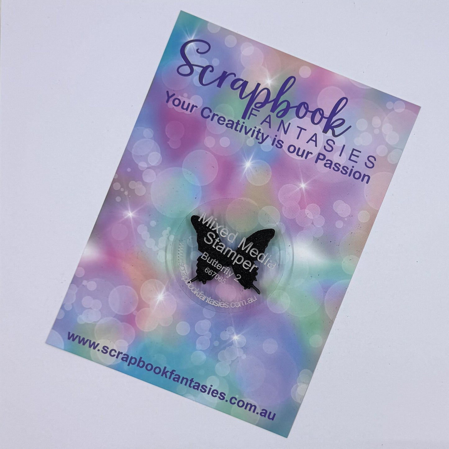 Mixed Media Stamper - Foam Stamp - Butterfly 2 667065